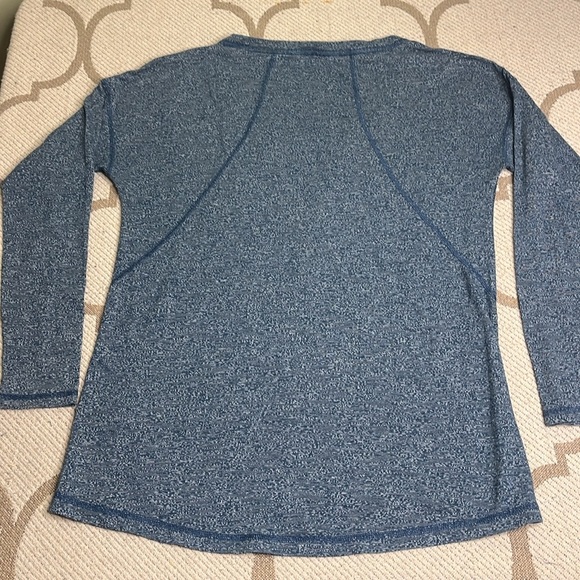 The North Face Womens Blue Modoc Scoop Neck base layer long sleeve shirt - Picture 10 of 12